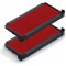 Trodat 6-4915DB Lot de 2 cassettes d'encrage Swop Pad (Rouge)