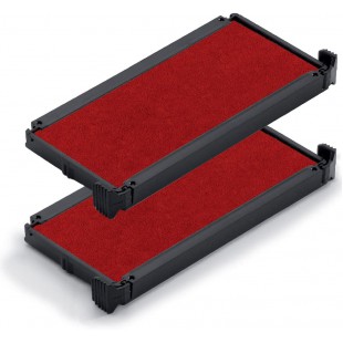 Trodat 6-4915DB Lot de 2 cassettes d'encrage Swop Pad (Rouge)