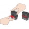 Trodat 6-4915DB Lot de 2 cassettes d'encrage Swop Pad (Rouge)
