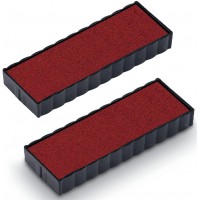 Trodat Pack de 2 Cassettes d'encrage Printy 6/4817 Rouge