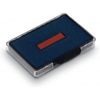 Trodat Pack de 2 Cassettes d'encrage 6/56/2 Bleu/Rouge