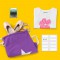 Tampon Trodat" Je marque mes P'tites Affaires" - Marquez les affaires de vos enfants avec un kit complet et adapte - etiquettes 