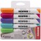 Kores - K-Marker XW1 : Marqueurs de Couleur pour Tableau Blanc avec Pointe Ronde, Effacable a  Sec et Encre a  Faible Odeur, Fou