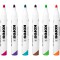 Kores - K-Marker XW1 : Marqueurs de Couleur pour Tableau Blanc avec Pointe Ronde, Effacable a  Sec et Encre a  Faible Odeur, Fou