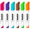 Kores - K-Marker XW2 : Marqueurs de couleur pour tableau blanc avec pointe biseautee, effacable a sec et encre a fa