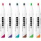 Kores - K-Marker XW2 : Marqueurs de couleur pour tableau blanc avec pointe biseautee, effacable a sec et encre a fa