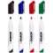 Kores lot de marqueurs pour tableau blanc mine ronde 3 mm noir/rouge/vert/bleu