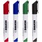 Kores - K-Marker XW2 : Marqueurs de Couleur pour Tableau Blanc avec Pointe Biseautee, Effacable a  Sec et Encre a  Faible Odeur,