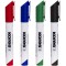 Kores - K-Marker XW2 : Marqueurs de Couleur pour Tableau Blanc avec Pointe Biseautee, Effacable a  Sec et Encre a  Faible Odeur,