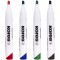 Kores - K-Marker XW2 : Marqueurs de Couleur pour Tableau Blanc avec Pointe Biseautee, Effacable a  Sec et Encre a  Faible Odeur,