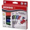 Kores - K-Marker XW1 : Marqueurs de Couleur pour Tableau Blanc a Pointe Ronde, Effacable a Sec et a Encre a Faib