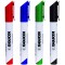 Kores - K-Marker XW2 : Marqueurs de Couleur pour Tableau Blanc avec Pointe Biseautee, Encre a Faible Odeur et Effac