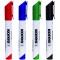 Kores - K-Marker XW2 : Marqueurs de Couleur pour Tableau Blanc avec Pointe Biseautee, Encre a Faible Odeur et Effac