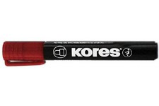 Kores K-Marker Marqueur permanent 3 mm ogive Rouge