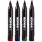 Kores - K-Marker XP2 : Marqueur Permanent de Couleur, Pointe Biseautee, Encre Impermeable et a  Faible Odeur, pour Toutes les Su