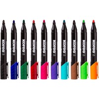 Kores K-Marker Marqueur permanent 3-5 mm biseautee Bleu