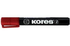 Kores K-Marker Marqueur permanent 3-5 mm biseautee Rouge