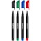 Kores - K-Marker P1 : Marqueurs Permanents de Couleur, Pointe Fine en Fibre, Encre Resistante a  l'Eau et a  Faible Odeur, pour 