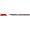 Kores fl28103 Fineliner, tratto: 0,4 mm, colore: rosso, 12 Pezzi