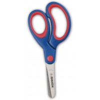 Kores - Ciseaux de Securite pour Enfants et etudiants, Poignee Souple, Pointe emoussee et Acier Inoxydable Resistance