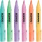 Kores - High Liner Plus : Surligneurs Pastel, Pointe Biseautee et Encre a  Base d'Eau, Fournitures Scolaires et de Bureau, Paque