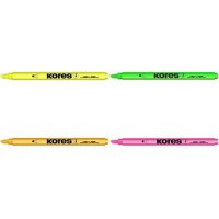 Kores tm36201 surligneur de Pen, pointe biseautee : 0,5-3,5 mm, jaune