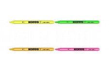 Kores tm36201 surligneur de Pen, pointe biseautee : 0,5-3,5 mm, jaune