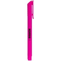 Kores High Liner Surligneurs stylo pointe biseautee Rose