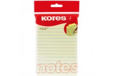 Kores Papier-notes repositionnable 150 x 100mm 100 feuilles Jaune