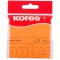 KORES - haftnotizen"Neon, 75 x 75 mm, blanko, Neon-Orange