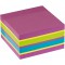 Kores - Notes Autocollantes Cube Spring, Bloc-Notes Autocollant Colore, 75 x 75 mm, 1 Paquet de 450 Feuilles en 4 Couleurs Assor