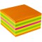 Kores - Notes Autocollantes Cube Summer, Bloc-Notes Autocollant Colore, 75 x 75mm, Paquet de 1 Cube de 450 Feuilles en 4 Couleur