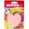 Kores Papier-notes repositionnable Coeur 70 x 70 mm 250 feuilles 48705