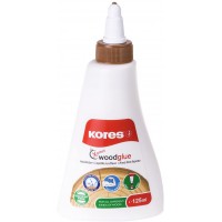 Kores Colle a  bois Xpress 125 ml Blanc