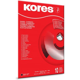 Kores Papier Carbone DIN A4 1200 10 feuilles Noir 78966