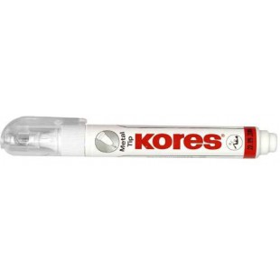 KORES Stylo correcteur METAL TIP 10 ml Blanc