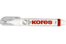 KORES Stylo correcteur METAL TIP 10 ml Blanc