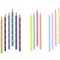 Kores - Kolores Style : 26 Crayons de Couleur pour Enfants et Adultes, Teintes Metalliques et Neon pour Papier Blanc,