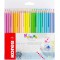 Kores - Kolores Pastel : 24 Crayons de Couleur pour Enfants, Debutants et Adultes, Nuances Pastel pour Papier Blanc, 