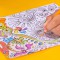Kores - Kolores : 50 Crayons de couleur pour enfants, debutants et adultes, a  mine tendre et forme triangulaire, fournitures sc