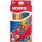 Kores crayons de couleur "JUMBO", tui de 12, en carton