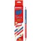 KORES Etuis 12 Crayons de couleur TWIN, bleu / rouge, triangulaire