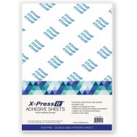 75024 Lot de 25 feuilles de papier adhesif double face A4
