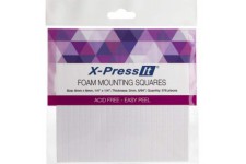 X-Press It Copic Foam Mounting Squares .25" X.25 576/Pkg-White