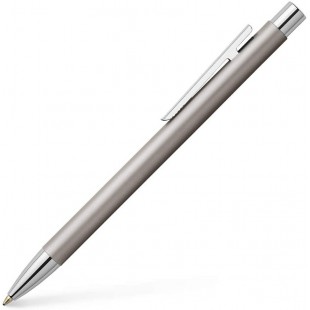 Faber-Castell 342120 NEO Slim Stylo a  bille en acier inoxydable mat