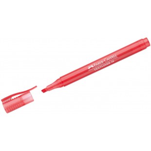 Faber-Castell 10007505 Textliner Surligneur Super fluorescent Rouge