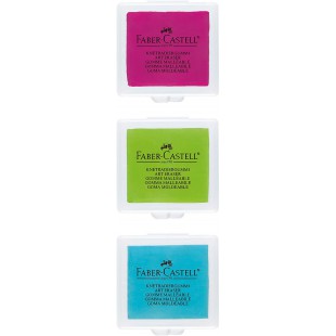 Lot de 18 : Faber-Castell 127321 gomme a effacer - gommes a effacer - couleur aleatoire