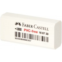 Faber-Castell 188730 Blanc 1piece(s) gomme a effacer - Gommes a effacer (Blanc, 1 piece(s))