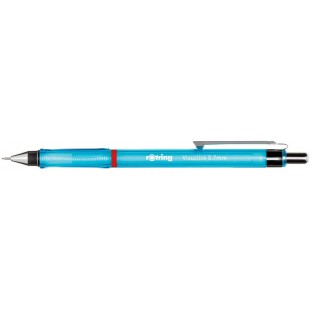 rOtring Visuclick portemine | 0,7 mm | Mine 2B | Corps bleu vif | Boite de 12