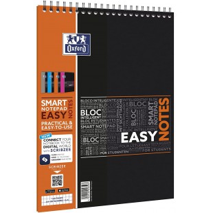 Oxford Etudiant Bloc-notes 160 Pages 210 x 315 Petits carreaux Coloris aleatoire